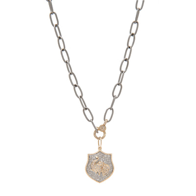 Obsessed Jewelry | Elephant Shield Necklace